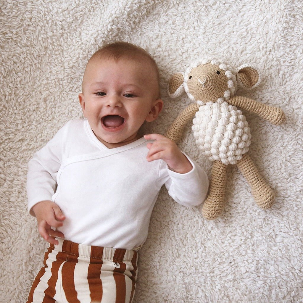 Patti Oslo Sheep | beige Organic Soft Toys-P1040-CT-SHP-BEG - Lille Univers