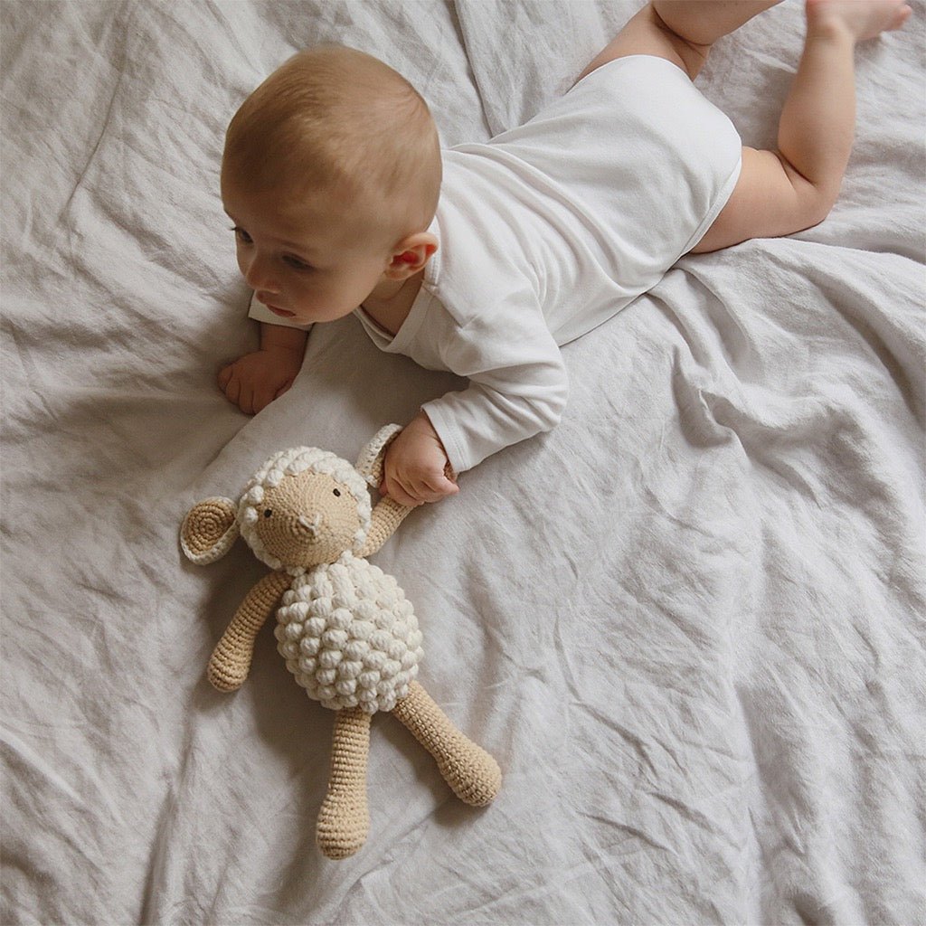 Patti Oslo Sheep | beige Organic Soft Toys-P1040-CT-SHP-BEG - Lille Univers