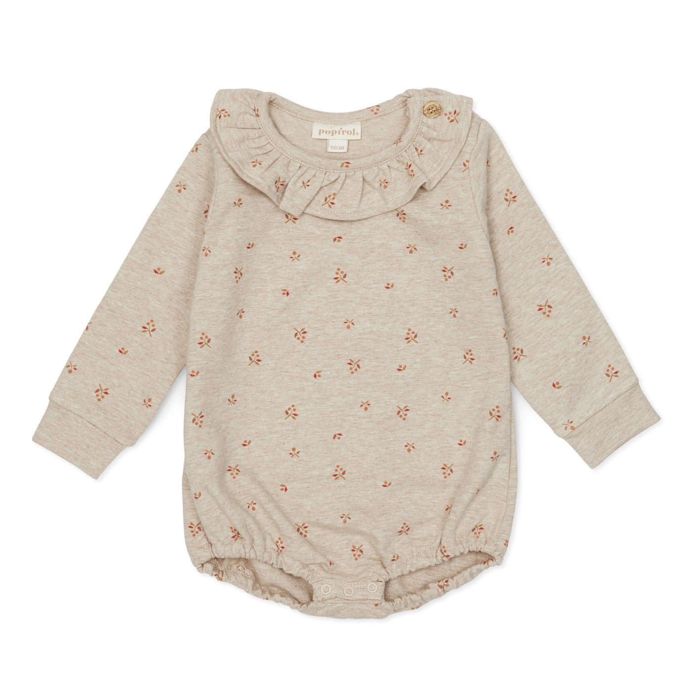Popirol POSANTI BABY BODY LS - PRINT GRAPE-23-112 - Lille Univers