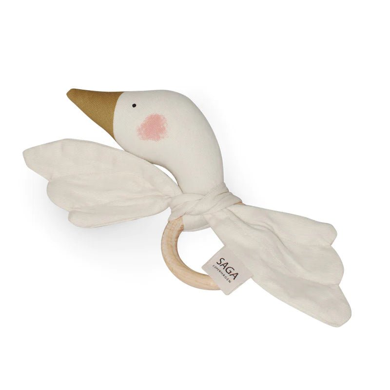 Saga Copenhagen Teething Goose - Helga - Cream-Helga_cream_1507 - Lille Univers