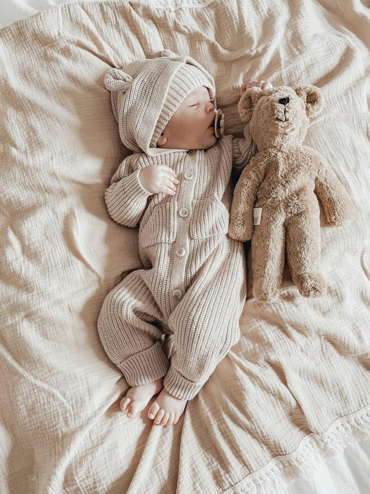 Senger Floppy Animal Bear, Small | Beige-Y21811 - Lille Univers