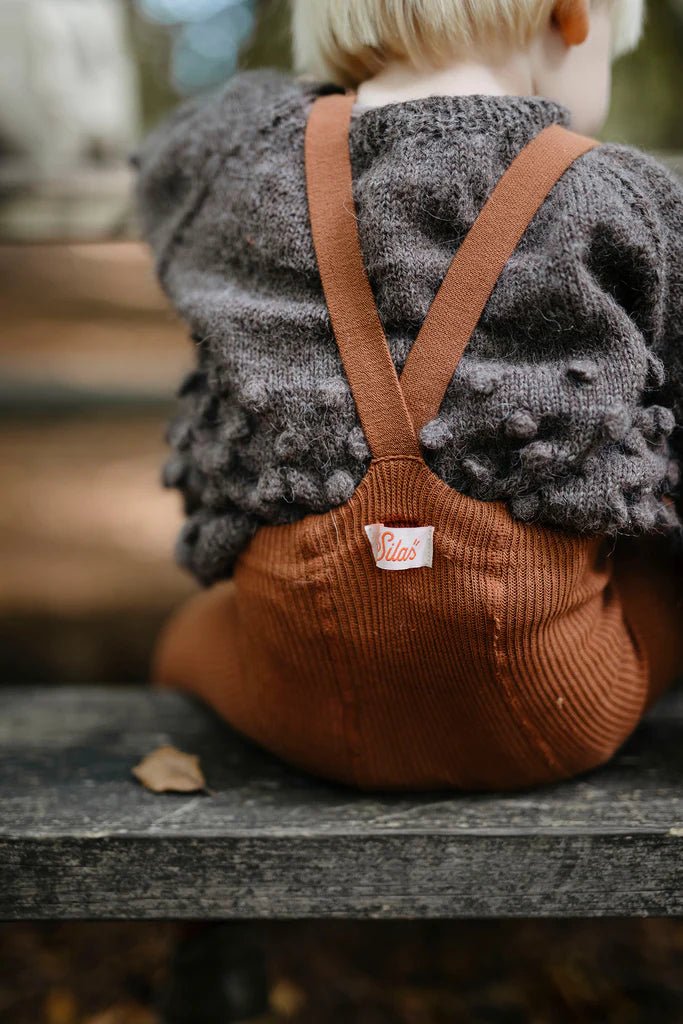 Silly Silas Footed Cinnamon Cotton Tights-MCCINN_COTTON - Lille Univers