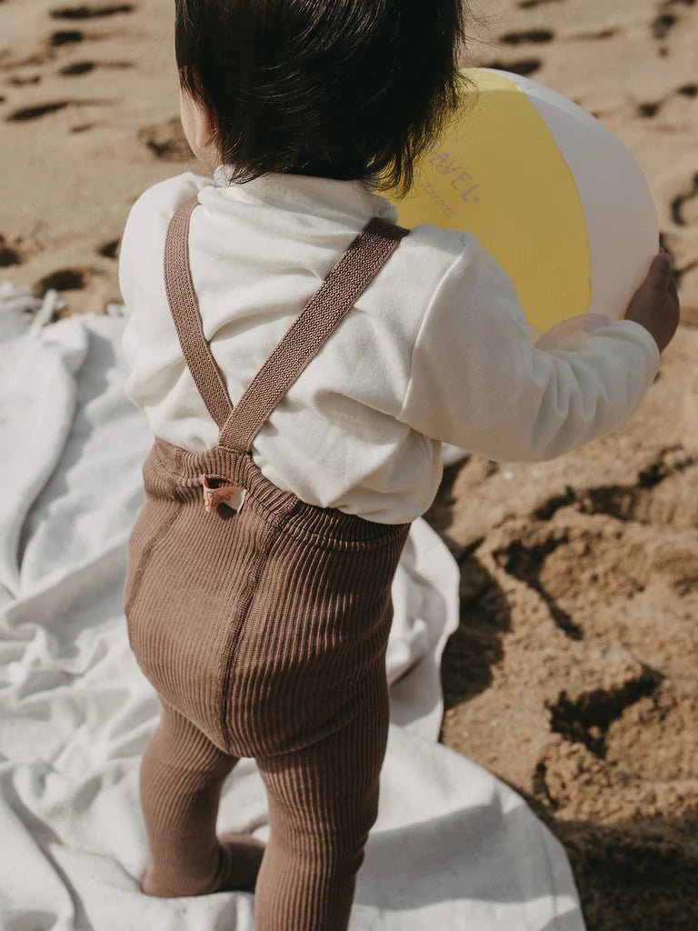 Silly Silas Footed Granola Cotton Tights-MCGRAN_COTTON - Lille Univers