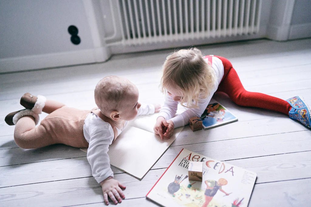 Silly Silas Footed Light Brown Cotton Tights-MCLBROWN_COTTON - Lille Univers
