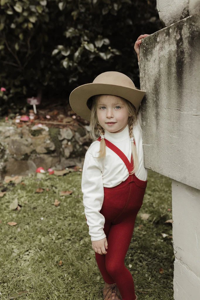 Silly Silas Footed Maple Leaf Cotton Tights-MCMPLEAF_COTTON - Lille Univers