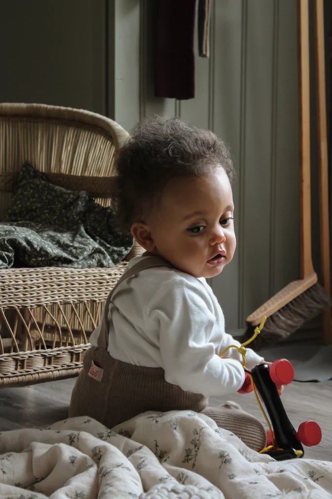 Silly Silas Footed Peanut Blend Cotton Tights-RCPEAN_COTTON - Lille Univers