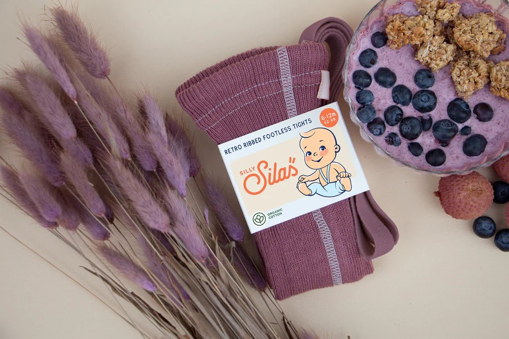 Silly Silas Footless ACAI SMOOTHIE Cotton Tights-FLACAIS_COTTON - Lille Univers