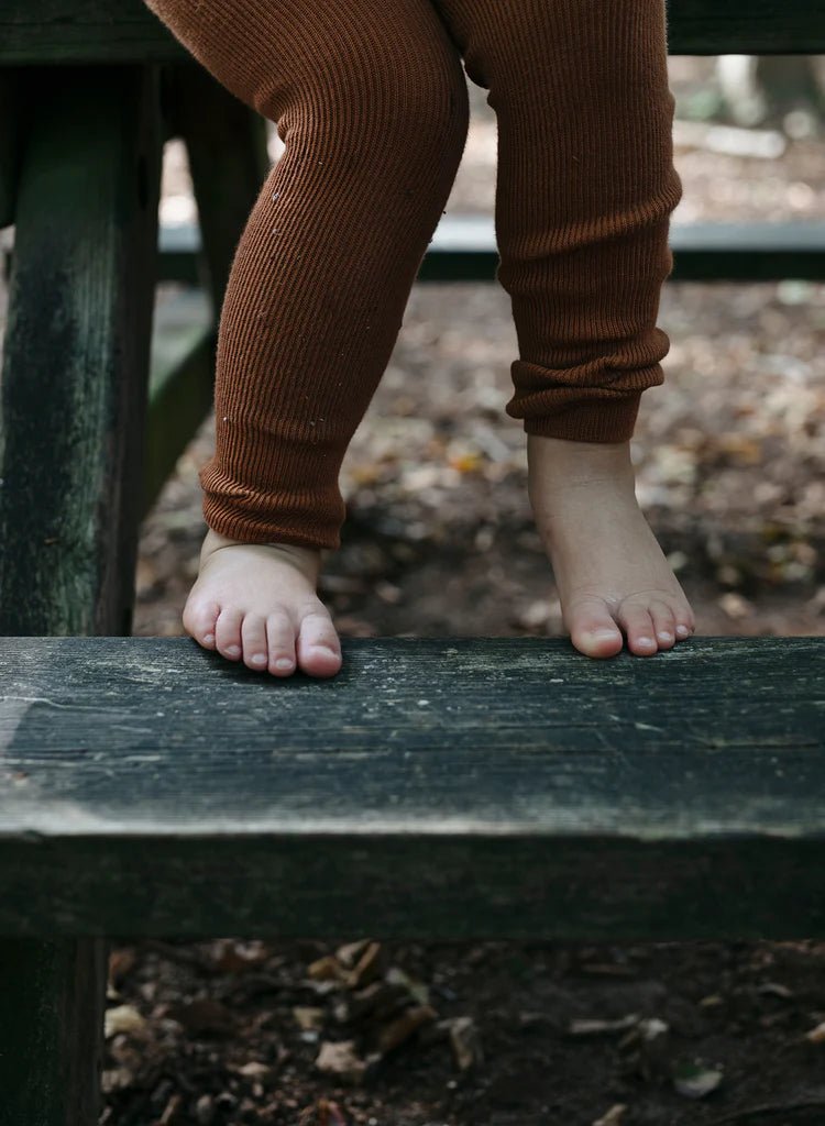 Silly Silas Footless Cinnamon Cotton Tights-FLCINN_COTTON - Lille Univers