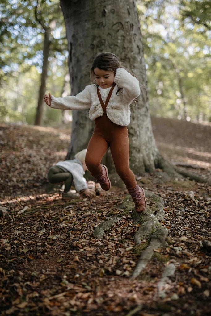 Silly Silas Footless Cinnamon Cotton Tights-FLCINN_COTTON - Lille Univers