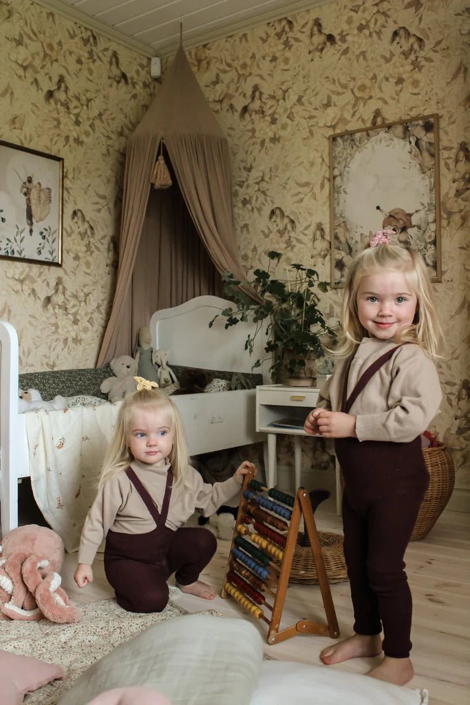 Silly Silas Footless Fig Blend Cotton Tights-FLDFIG_COTTON - Lille Univers