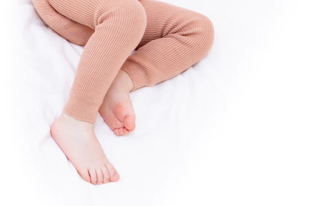 Silly Silas Footless Light Brown Cotton Tights-FLLBROWN_COTTON - Lille Univers