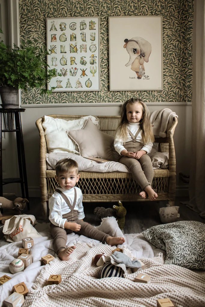 Silly Silas Footless Peanut Blend Cotton Tights-FLPEAN_COTTON - Lille Univers