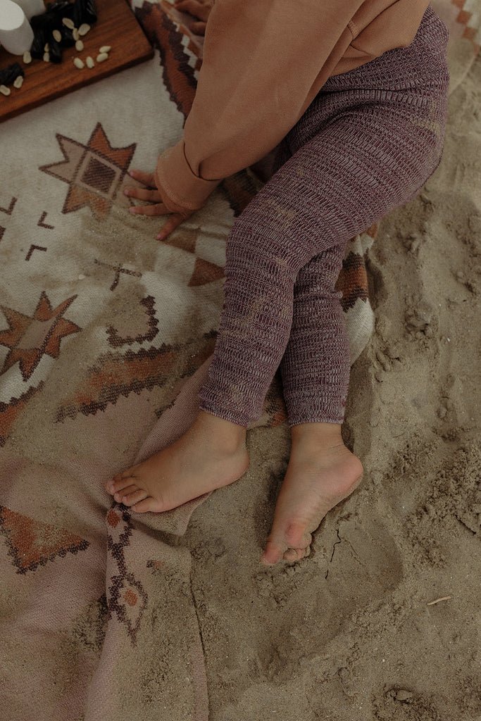 Silly Silas Footless Vanilla Fig Cotton Tights-FLVAFI COTTON - Lille Univers