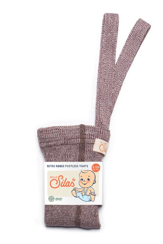 Silly Silas Footless Vanilla Fig Cotton Tights-FLVAFI COTTON - Lille Univers