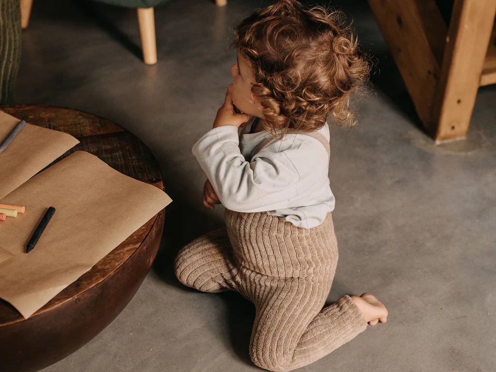 Silly Silas Granny Teddy Peanut Blend Footless Tights-TGFPEAN_COTTONBLEND - Lille Univers