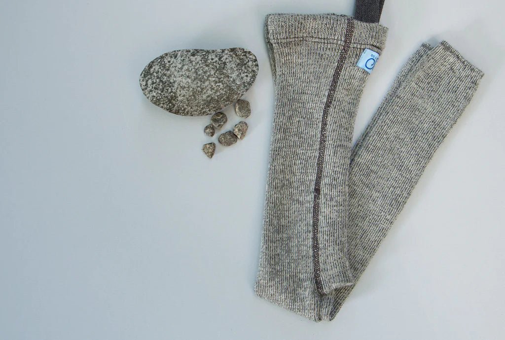 Silly Silas Wooly Granite Grey Footless Tights-WFGGREY_WOOL - Lille Univers