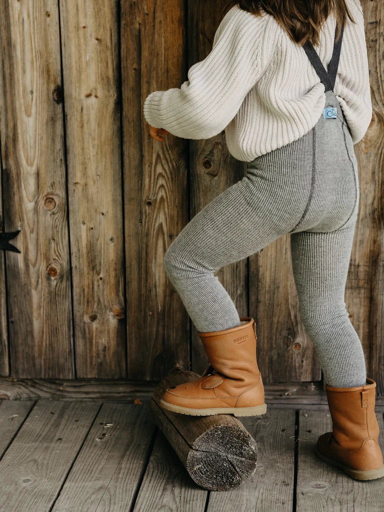 Silly Silas Wooly Granite Grey Footless Tights-WFGGREY_WOOL - Lille Univers