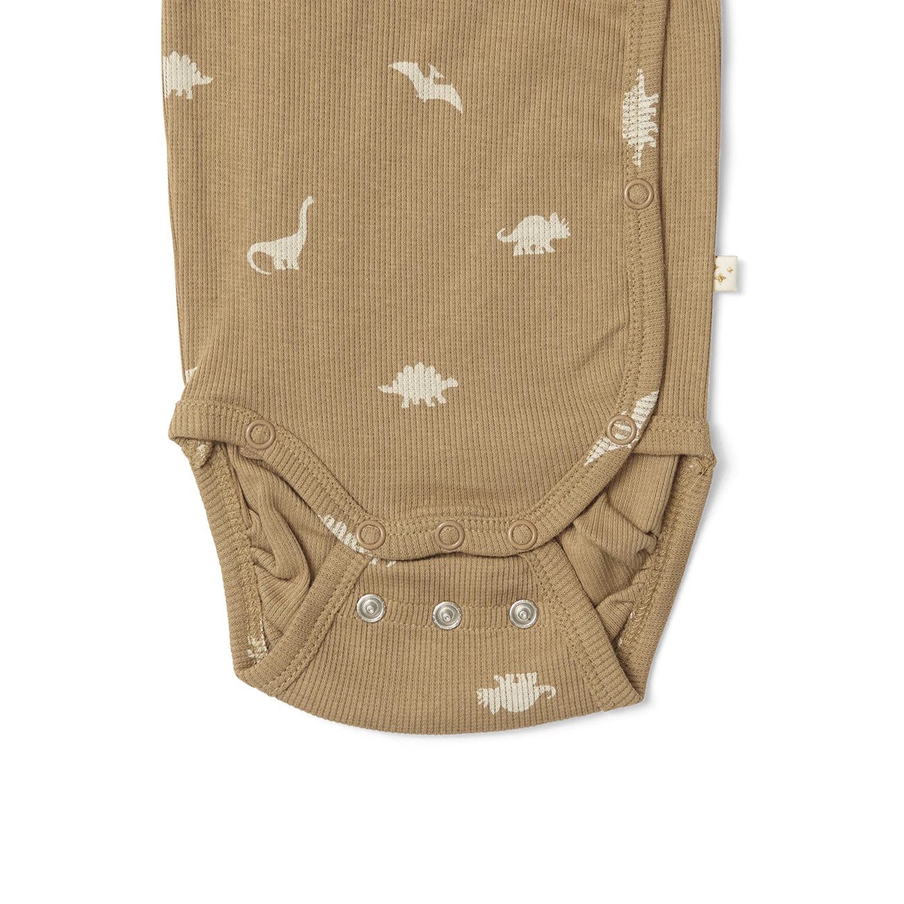 That's mine Bichette Wrap baby body – Dinosaur/kelp- - Lille Univers