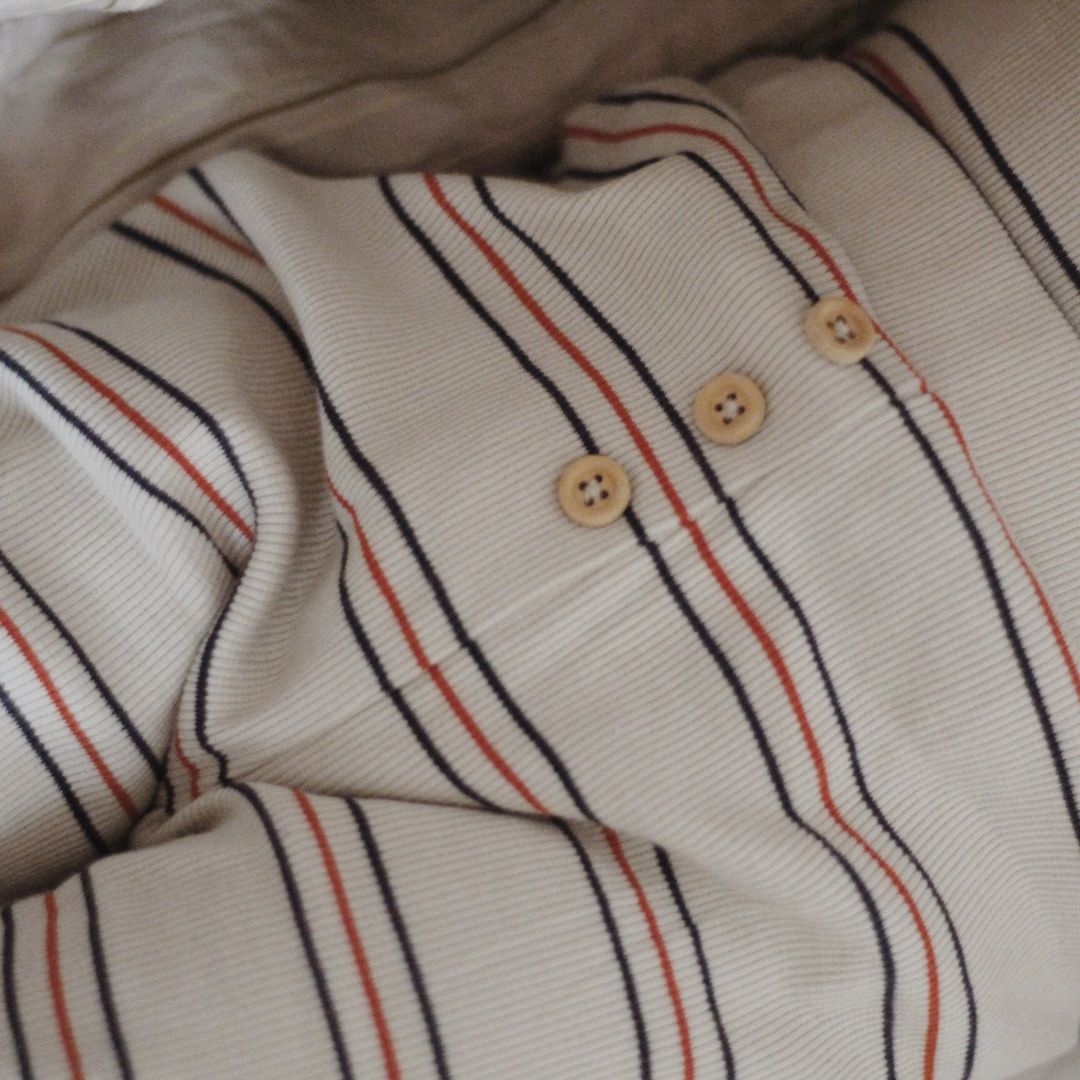 VACVAC studio CARLY pants - Seed Pearl stripes-VAC134 - Lille Univers