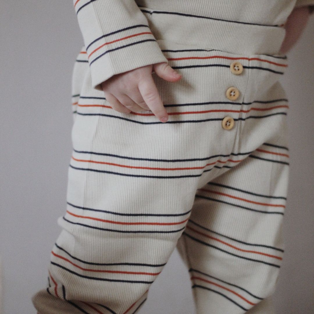 VACVAC studio CARLY pants - Seed Pearl stripes-VAC134 - Lille Univers