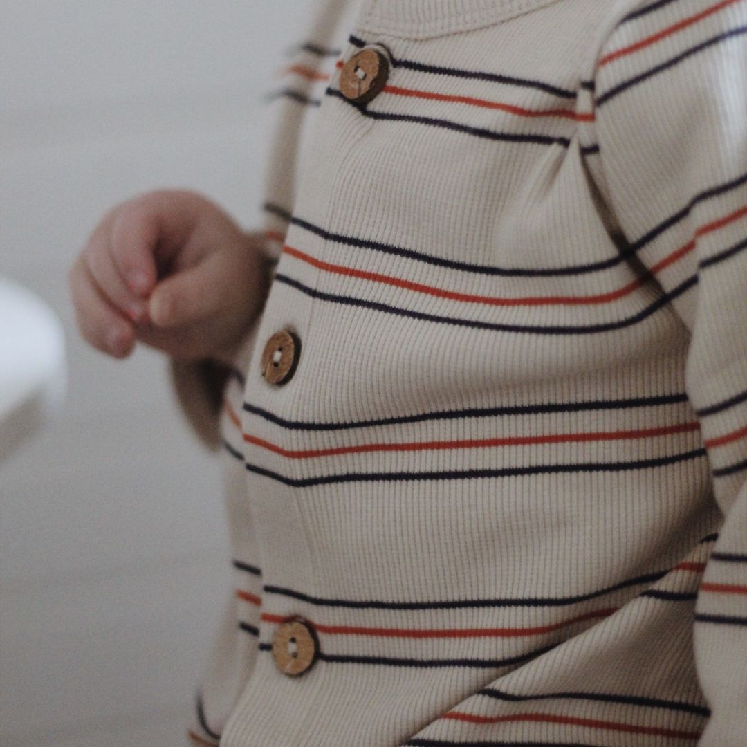VACVAC studio HARPER suit LS - Seed Pearl stripes-VAC128 - Lille Univers