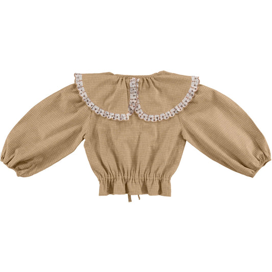 Bebe Organic Olivia Ruffled Blouse - 118982506 - Lille Univers