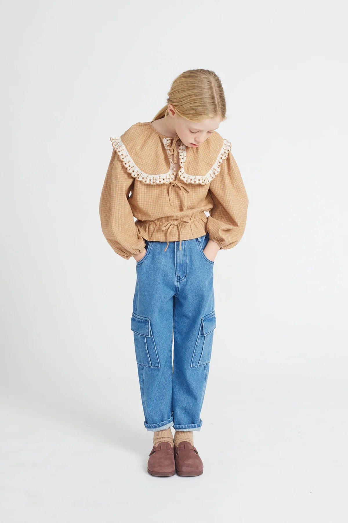 Bebe Organic Olivia Ruffled Blouse - 118982506 - Lille Univers