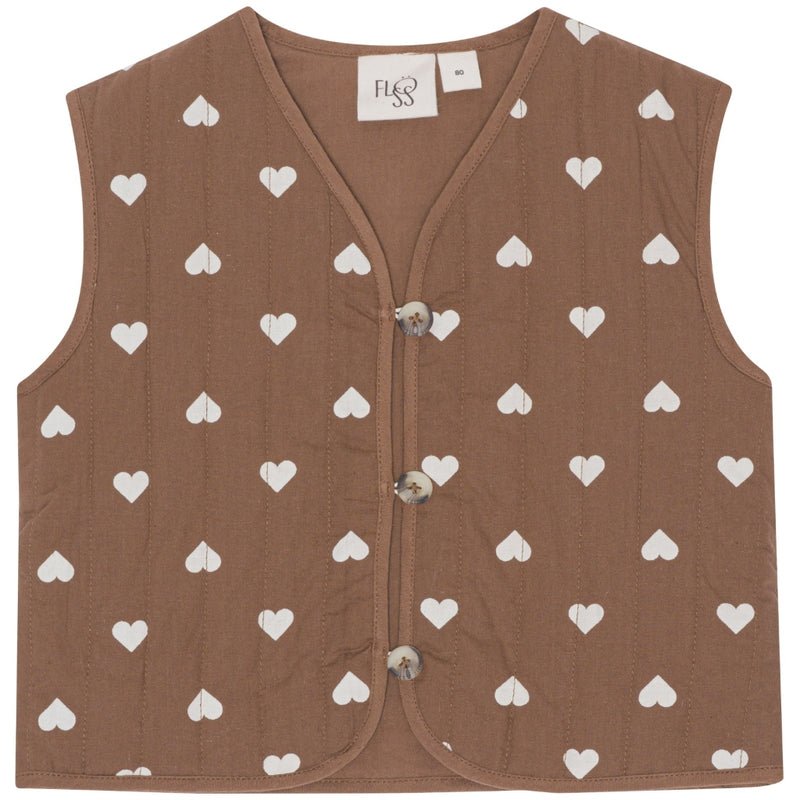 FLOESS CARMEN VEST - CINNAMON - F10184 - Lille Univers
