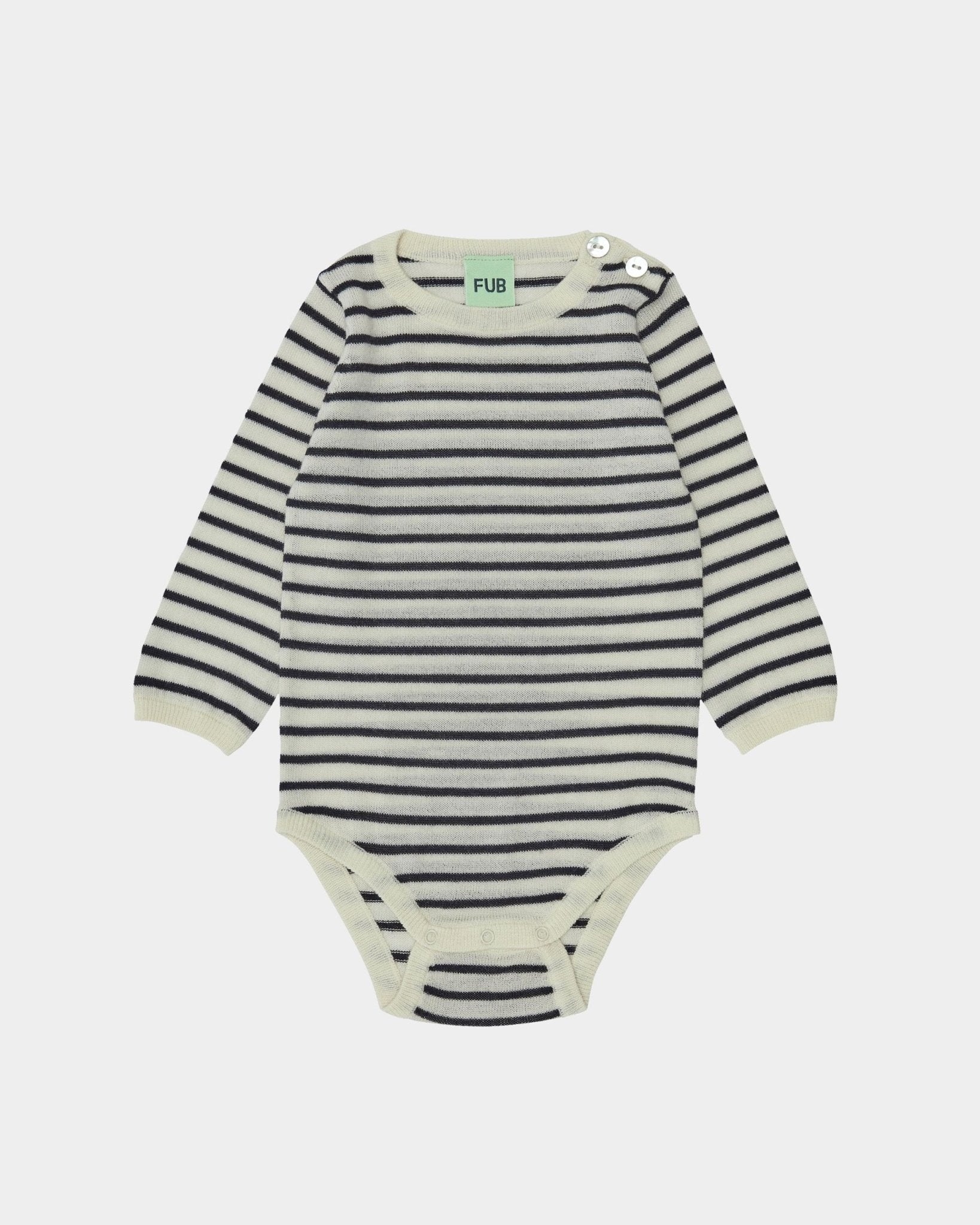 Fub Baby Body, ecru/dark navy - 3923aw - ecrudarknavy - Lille Univers