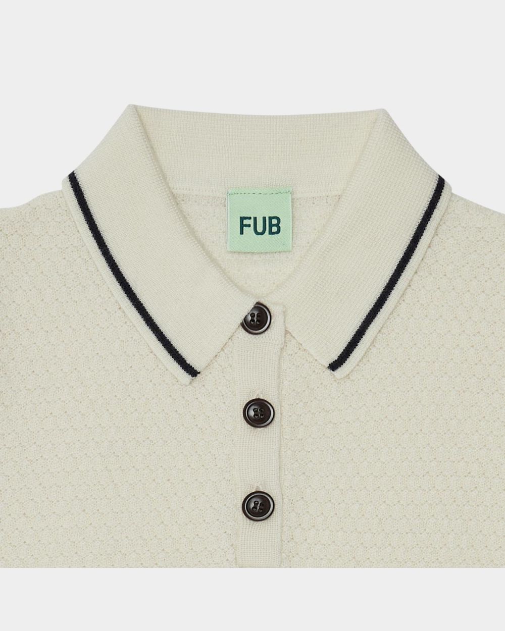 Fub PIQUE POLO ECRU - 3023aw - ecru - Lille Univers