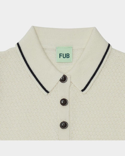Fub PIQUE POLO ECRU - 3023aw - ecru - Lille Univers