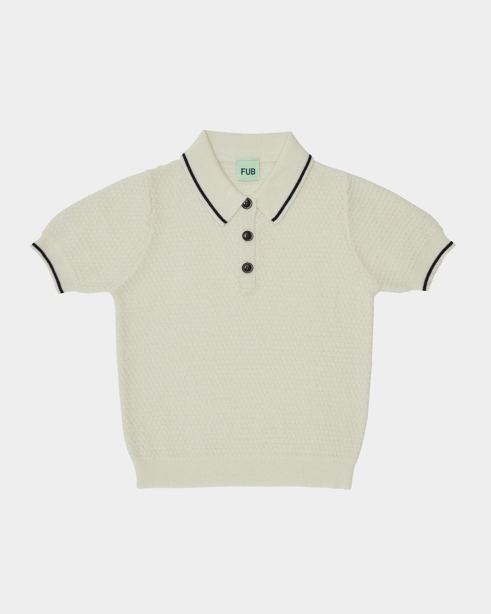 Fub PIQUE POLO ECRU - 3023aw - ecru - Lille Univers