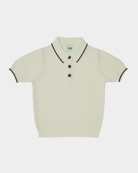 Fub PIQUE POLO ECRU - 3023aw - ecru - Lille Univers