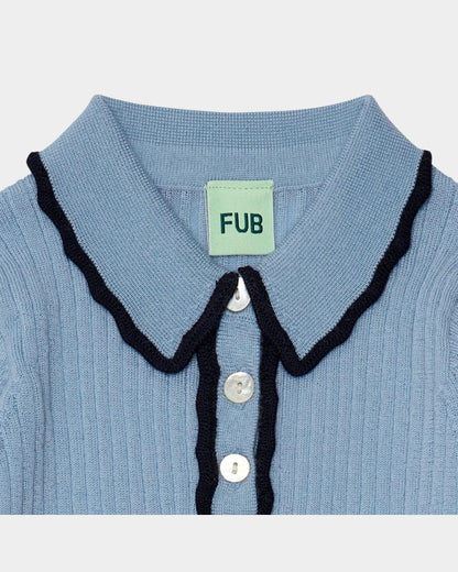 Fub Rib Polo Sky - 0723aw - sky - Lille Univers