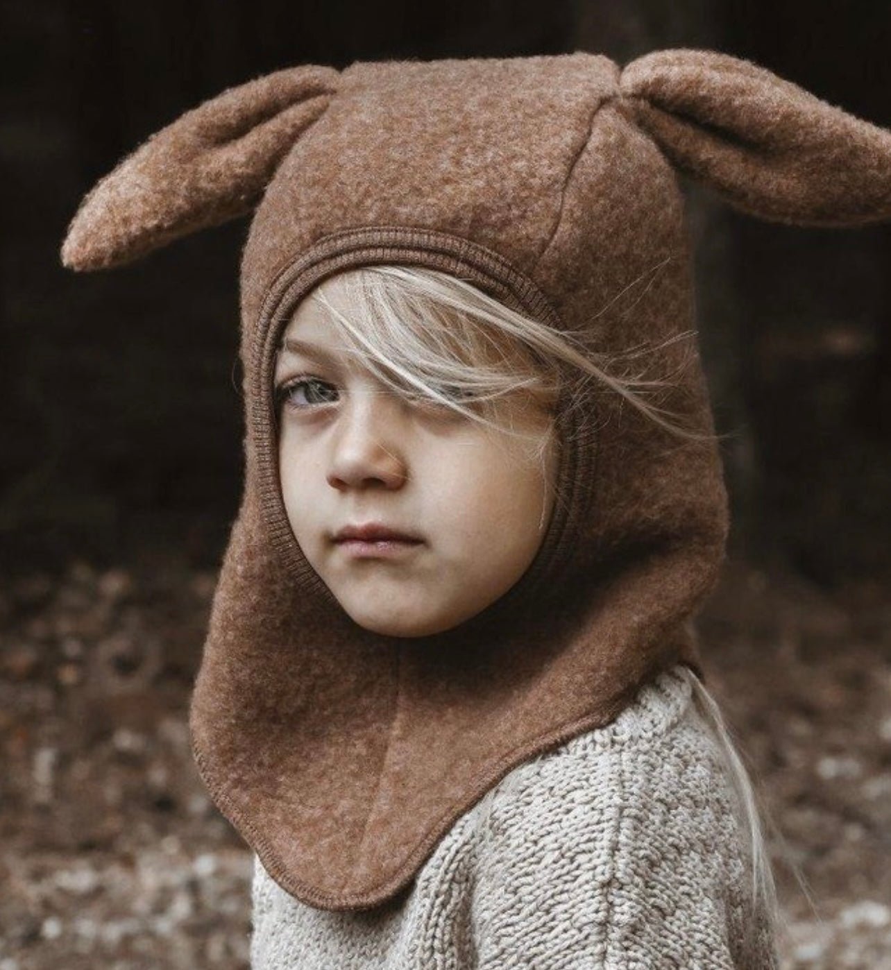 HUTTEliHUT - Balaclava Ears Wool Bunny Molé - 460045 - 2564 - Lille Univers