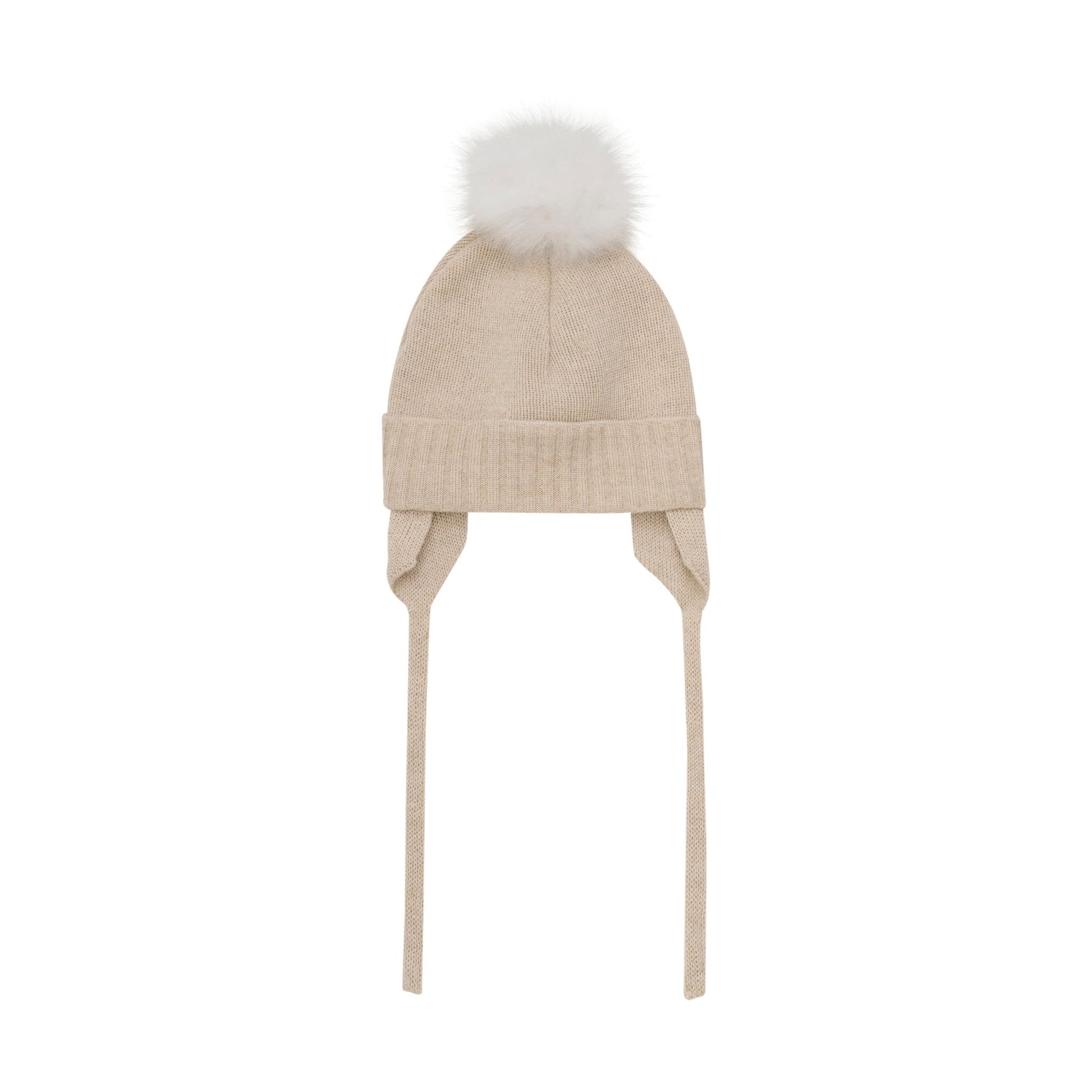 HUTTEliHUT - Bonnet Wool Knit Alpaca Pompon - 460233 - Lille Univers