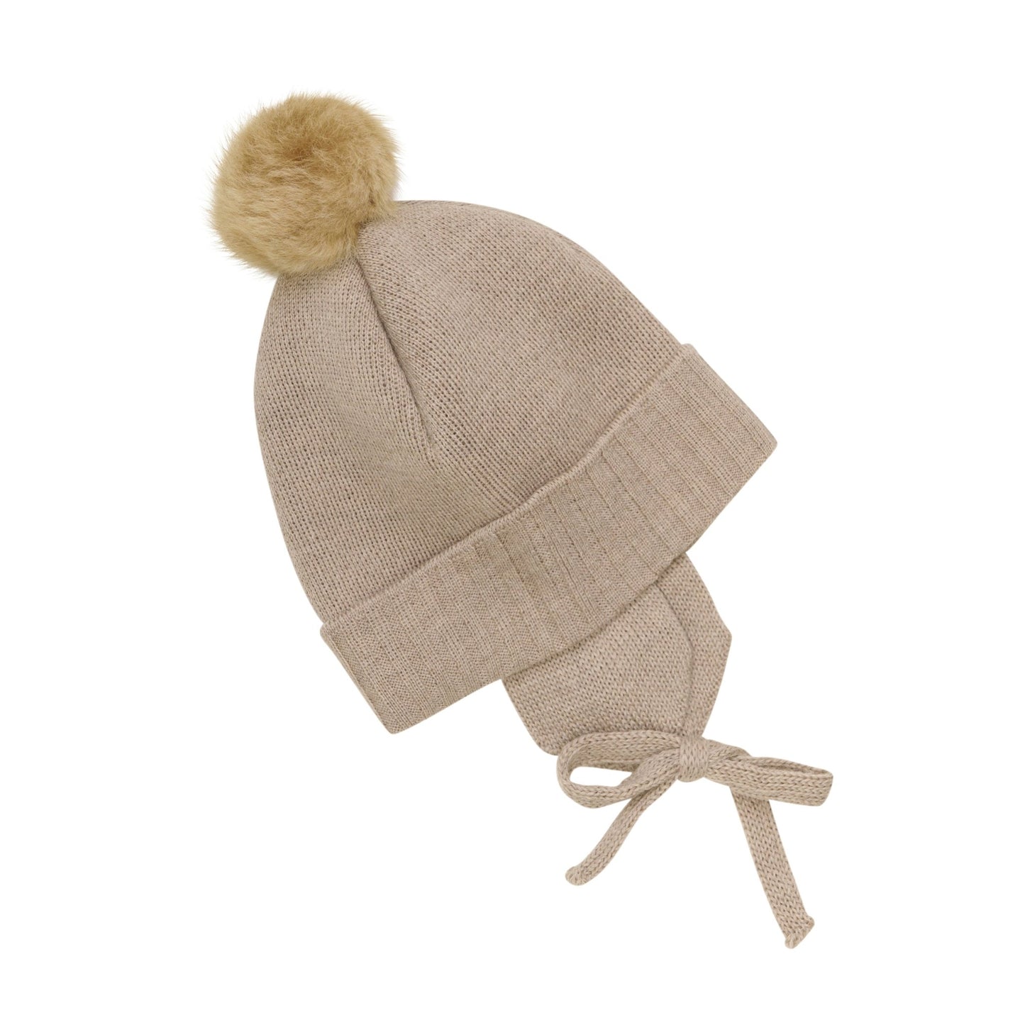 HUTTEliHUT - Bonnet Wool Knit Alpaca Pompon - 460233 - Lille Univers