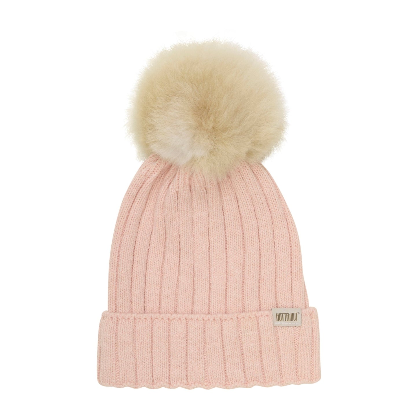 HUTTEliHUT - Hat Knit W. Alpaca Pompom - 460218 - Lille Univers