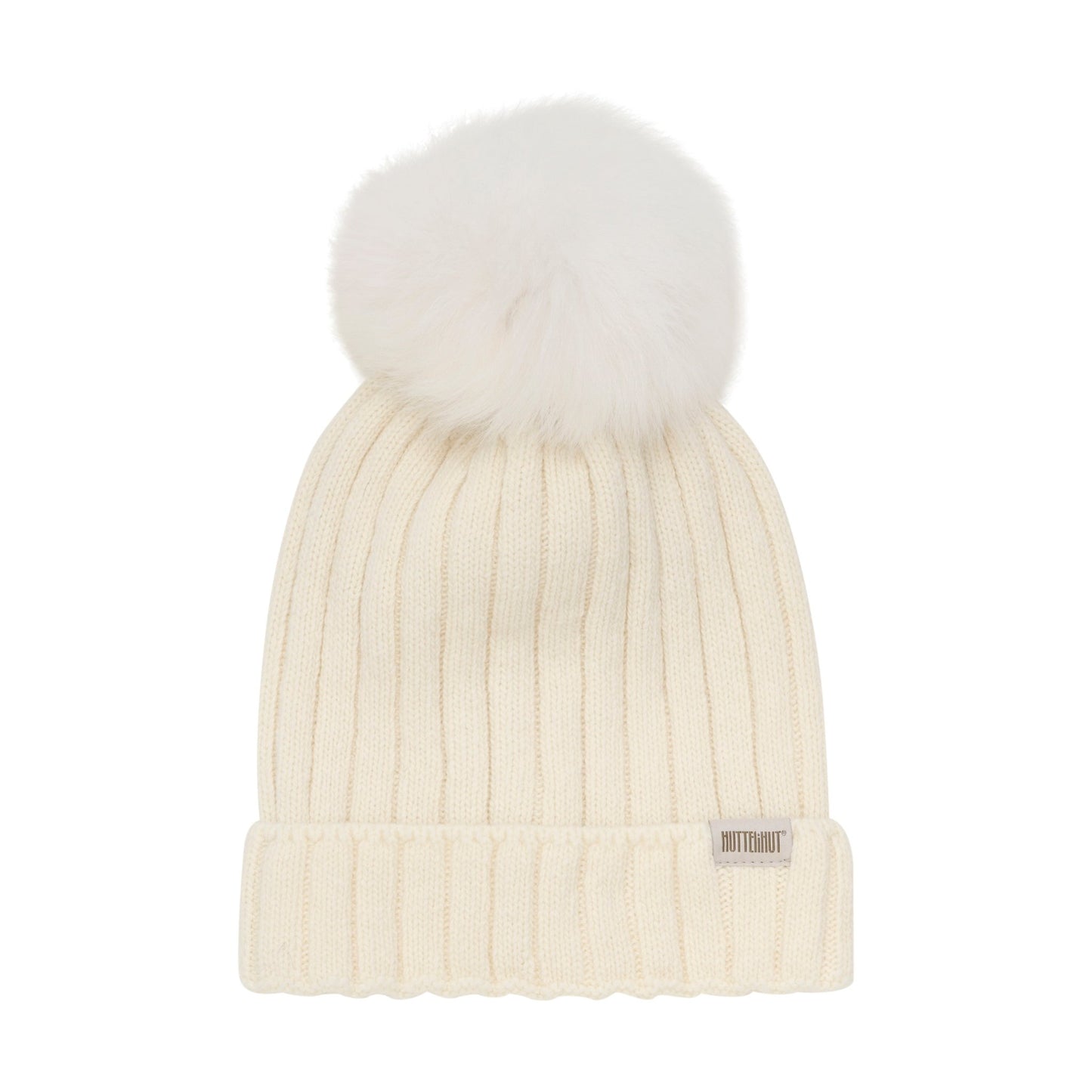 HUTTEliHUT - Hat Knit W. Alpaca Pompom - 460218 - Lille Univers