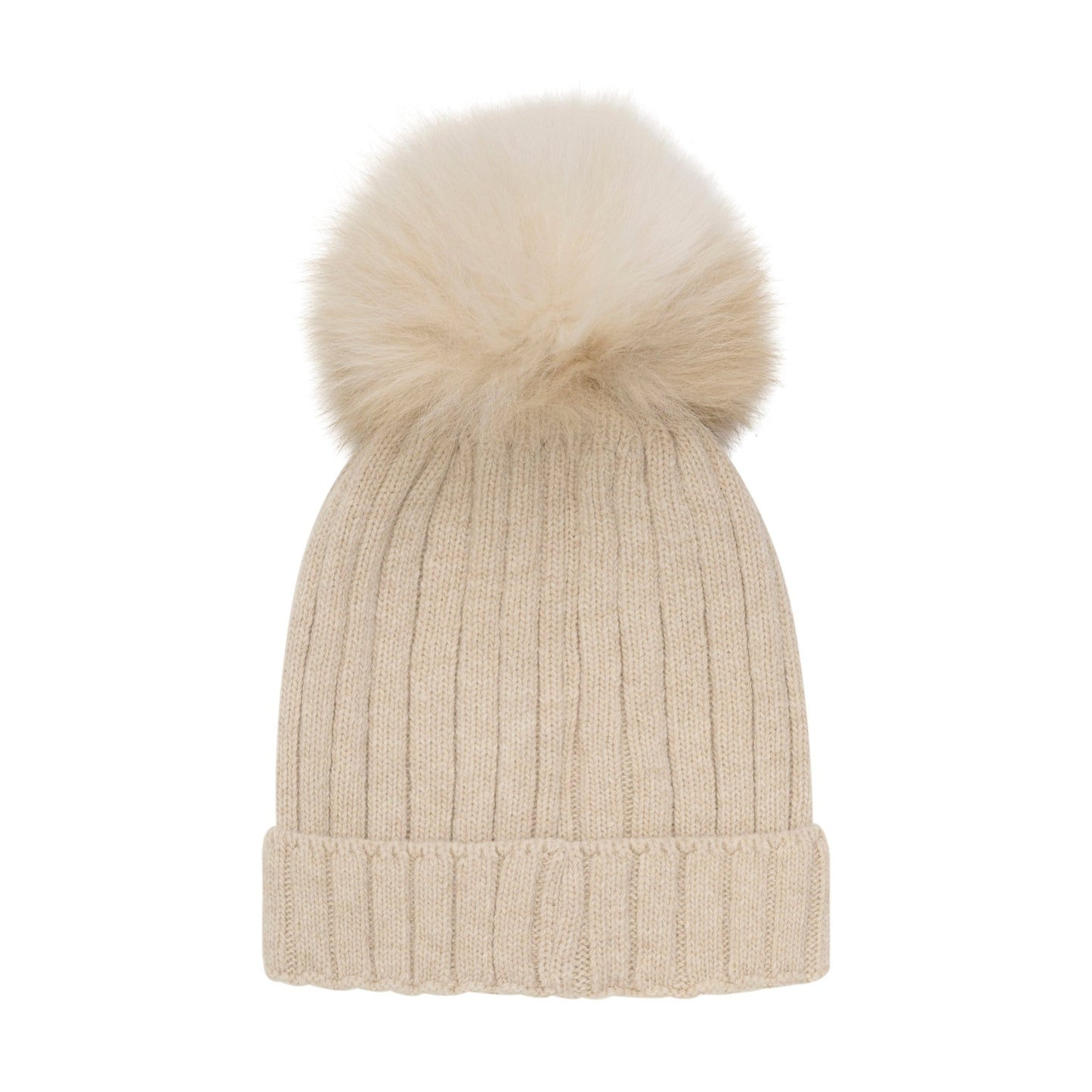 HUTTEliHUT - Hat Knit W. Alpaca Pompom - 460218 - Lille Univers