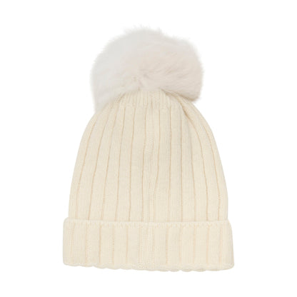 HUTTEliHUT - Hat Knit W. Alpaca Pompom - 460218 - Lille Univers