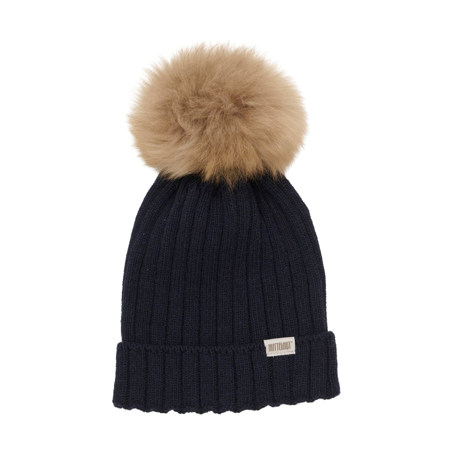 HUTTEliHUT - Hat Knit W. Alpaca Pompom - 460218 - Lille Univers