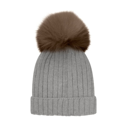 HUTTEliHUT - Hat Knit W. Alpaca Pompom - 460218 - Lille Univers