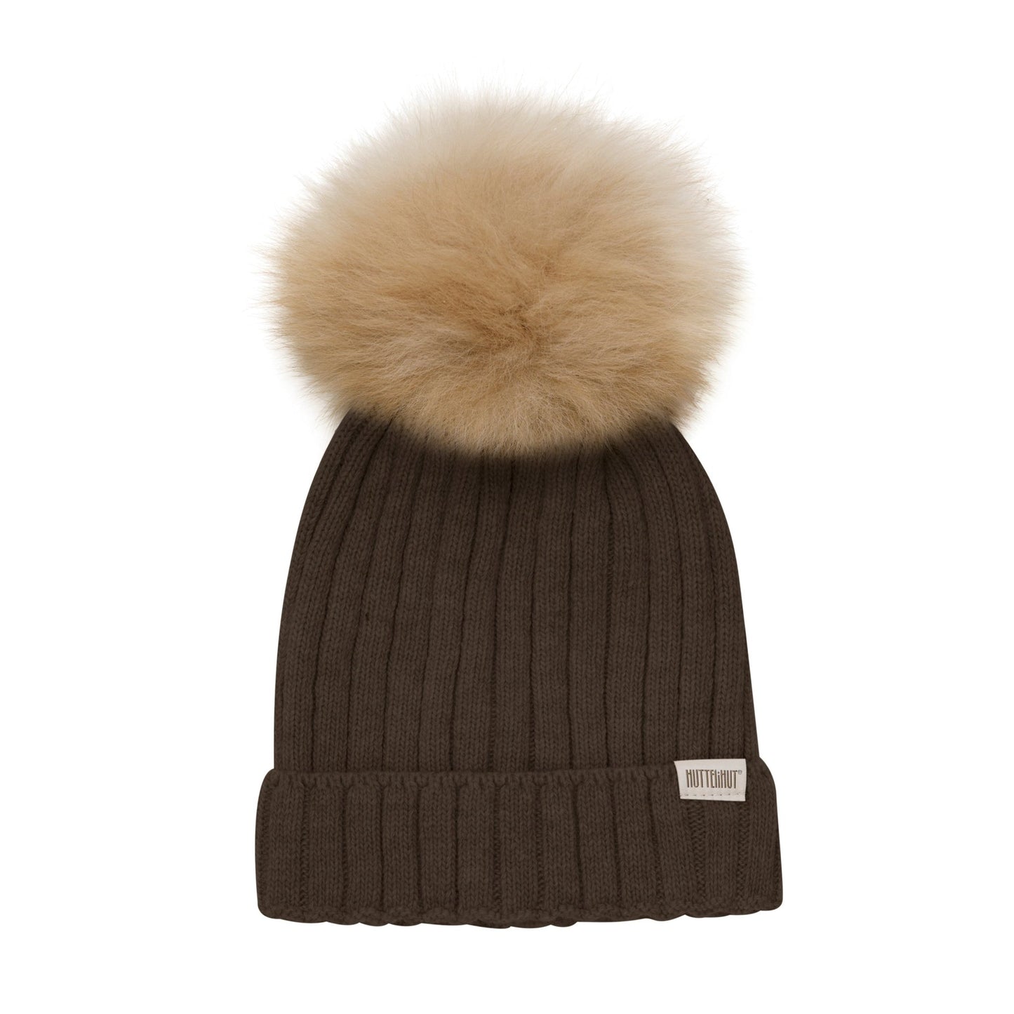 HUTTEliHUT - Hat Knit W. Alpaca Pompom - 460218 - Lille Univers