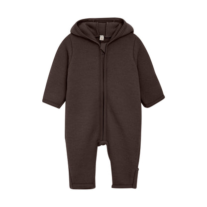 HUTTEliHUT - Pram Suit Ears Wool Fleece - 480388 - Lille Univers