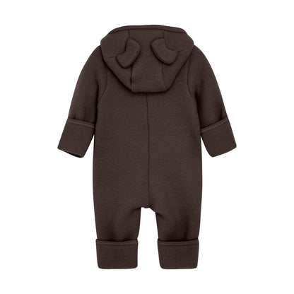 HUTTEliHUT - Pram Suit Ears Wool Fleece - 480388 - Lille Univers