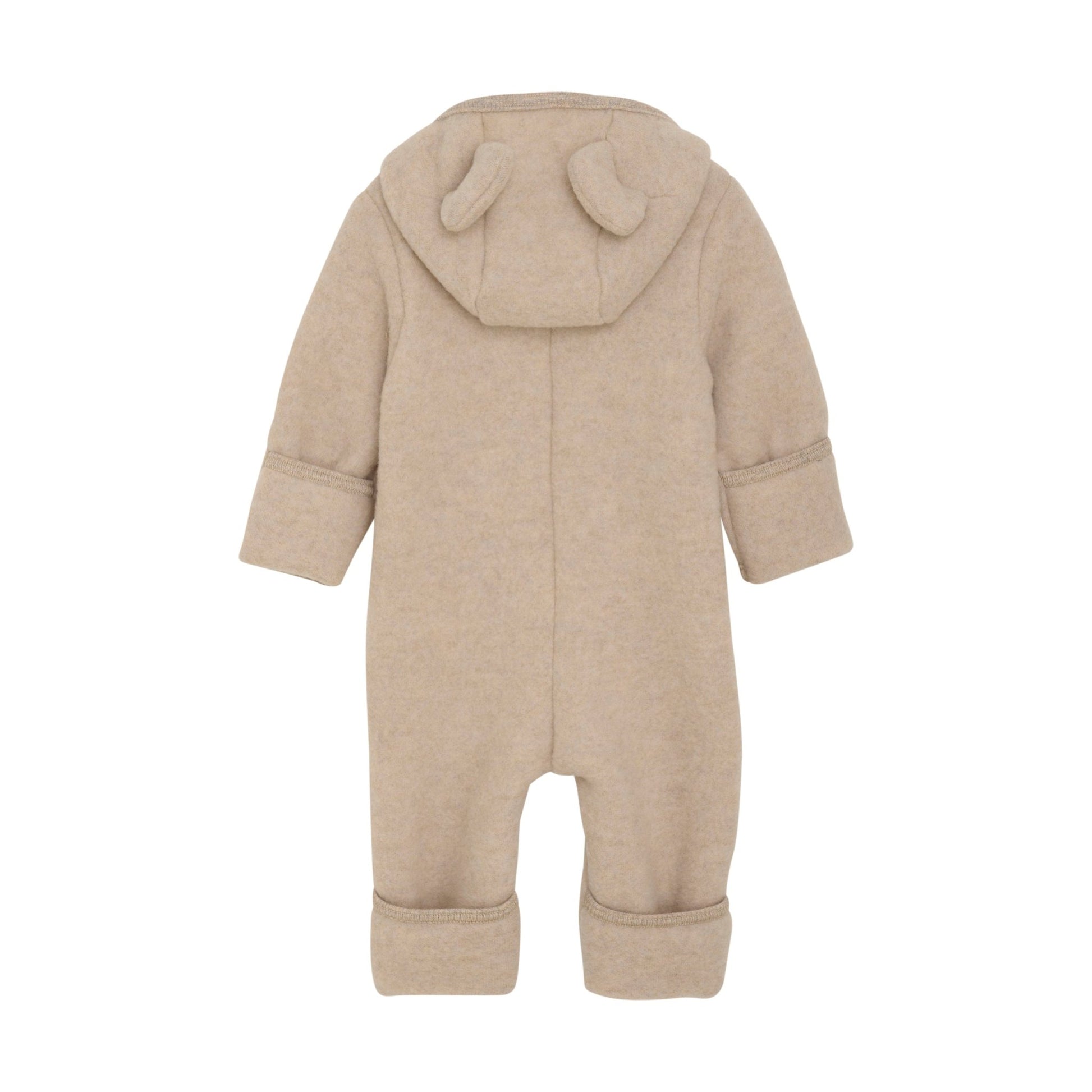 HUTTEliHUT - Pram Suit Ears Wool Fleece - 6488 - Lille Univers