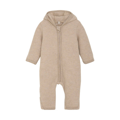 HUTTEliHUT - Pram Suit Ears Wool Fleece - 6488 - Lille Univers