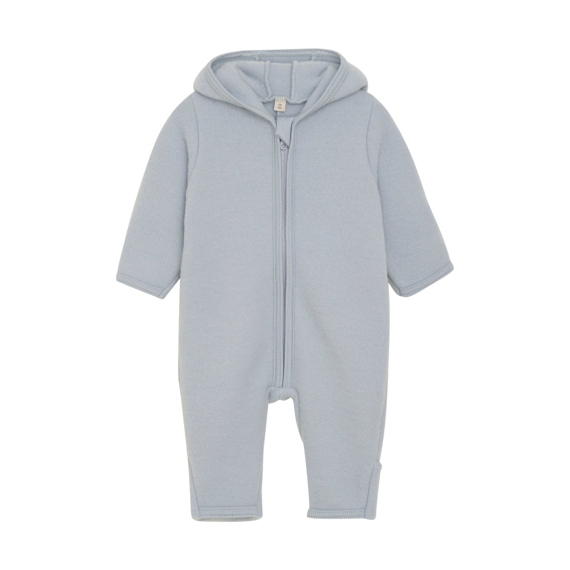 HUTTEliHUT - Pram Suit Ears Wool Fleece - 480388 - Lille Univers