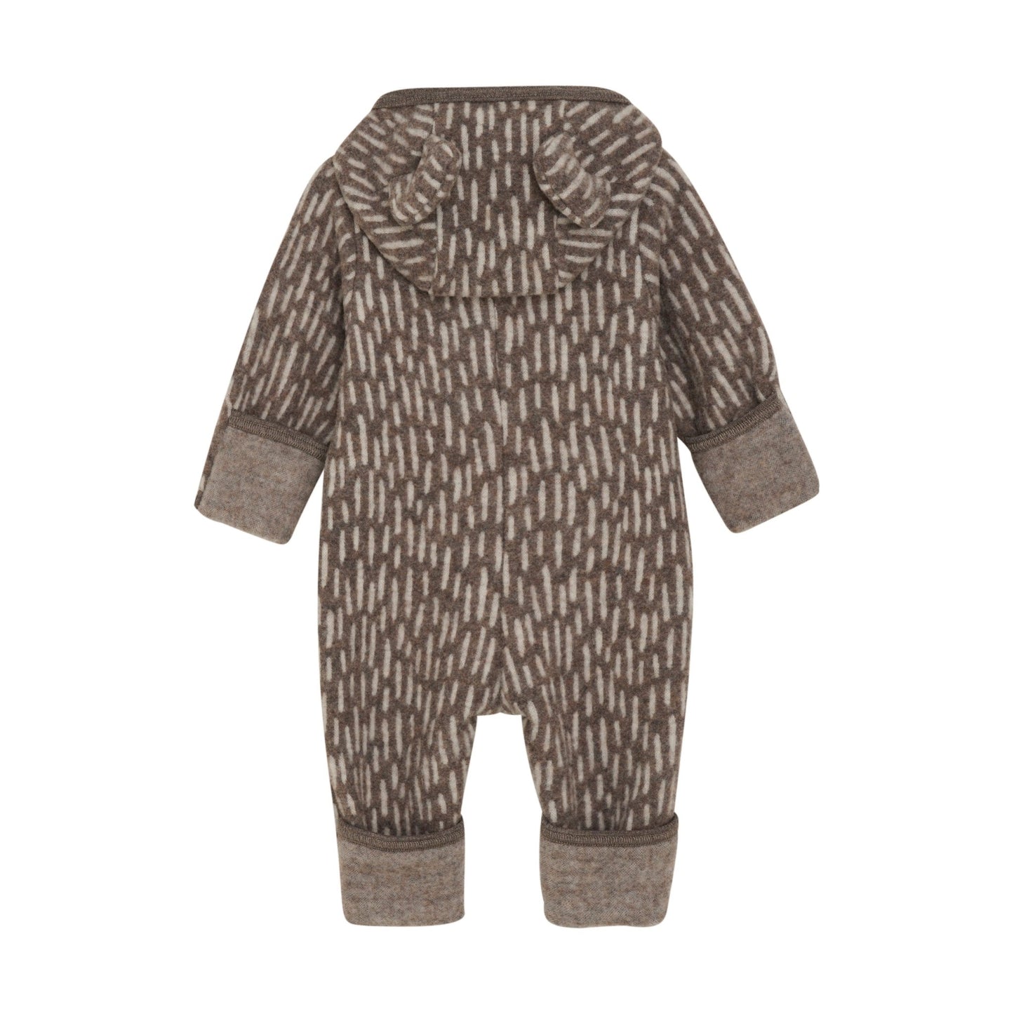 HUTTEliHUT - Pram Suit Ears Wool Fleece - 480388 - Lille Univers